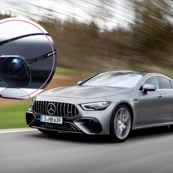 Starke Farbkontraste treffen auf kraftvolle Formen: Die neuen Sonnen- und Korrekturbrillen von Mercedes-AMG und ic! berlin