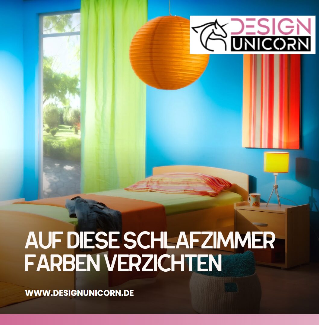 Auf diese Schlafzimmer Farben verzichten