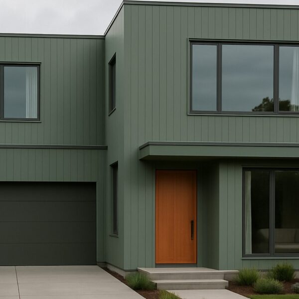 Hausfassade in Grün Grau – Ideen und Design für dein Zuhause