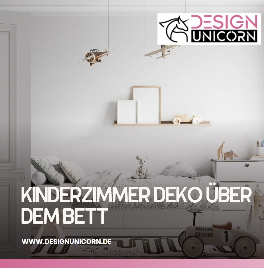 Kinderzimmer Deko über dem Bett