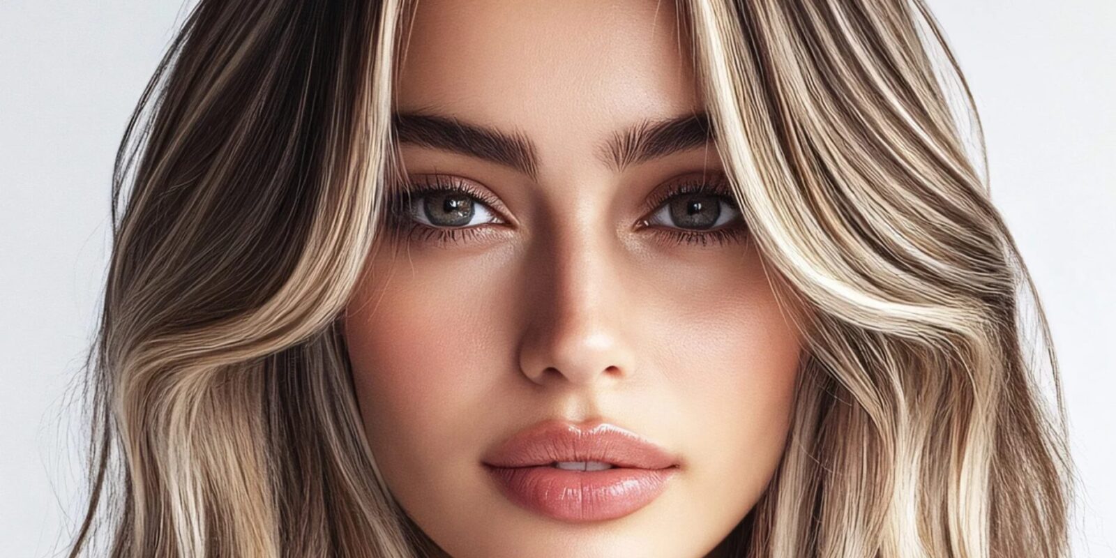 Braune Haare mit blonden Strähnen vorne So setzt du Highlights perfekt in Szene