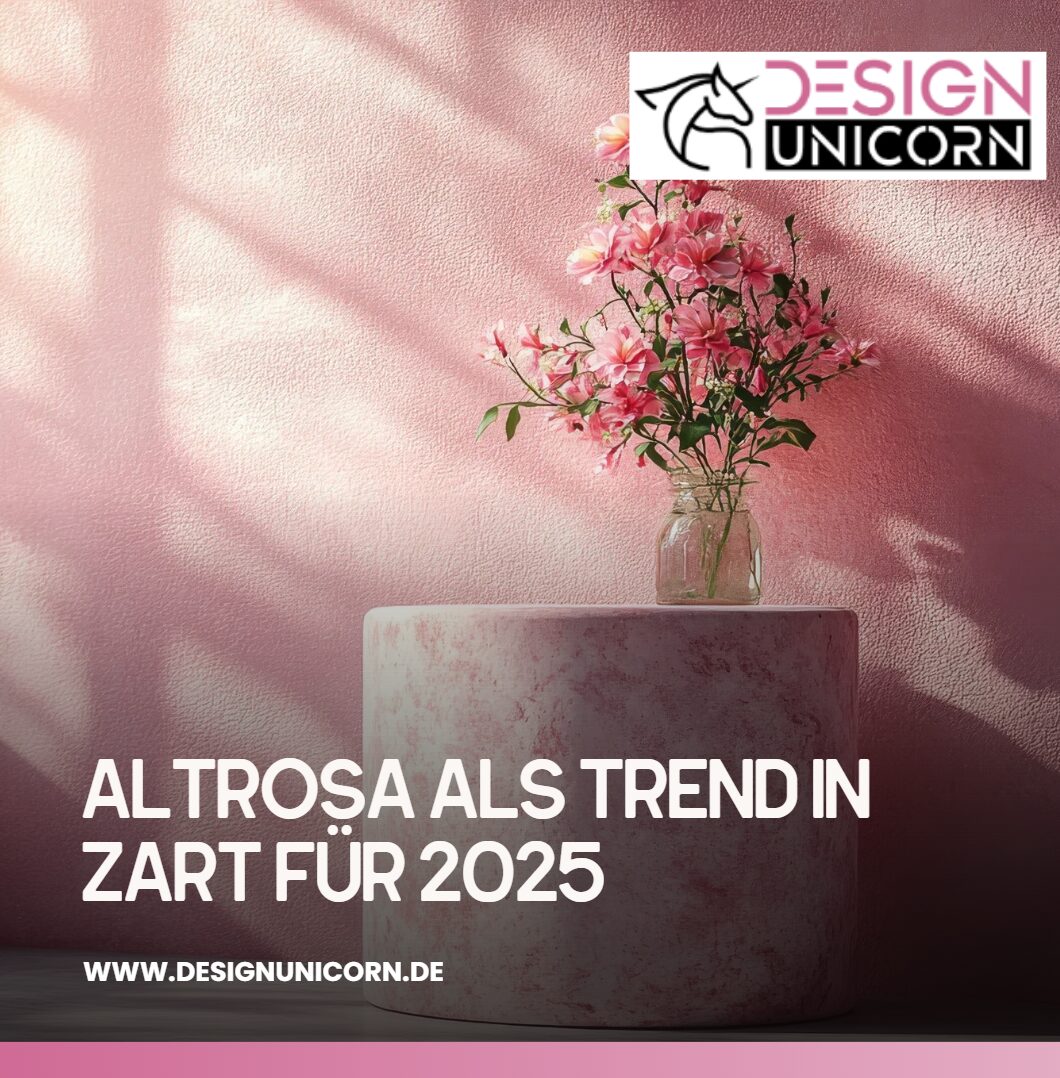 Altrosa als Trend in zart für 2025