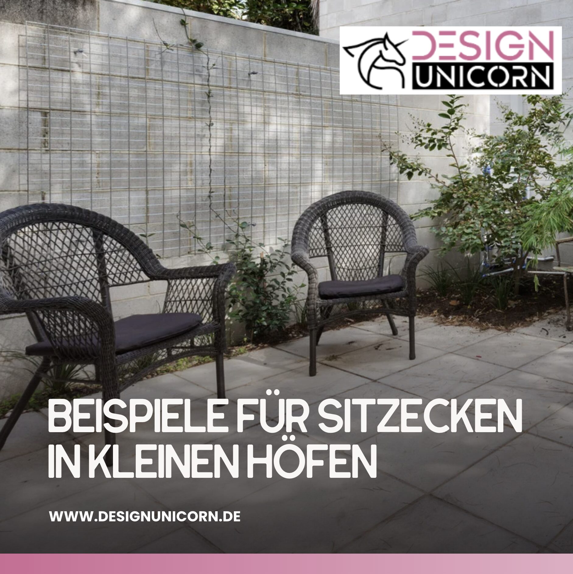 Beispiele für Sitzecken in kleinen Höfen