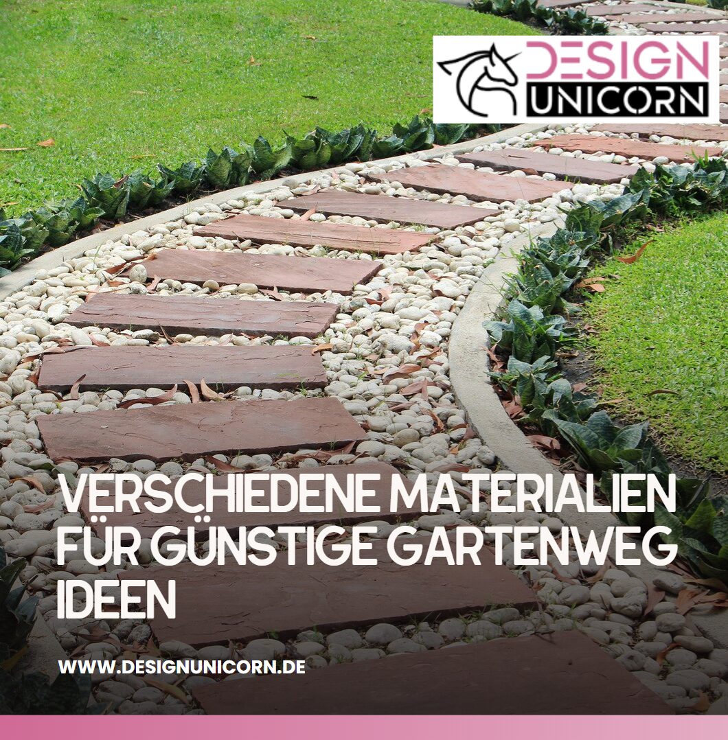 Verschiedene Materialien für günstige Gartenweg Ideen Verschiedene Materialien für günstige Gartenweg Ideen