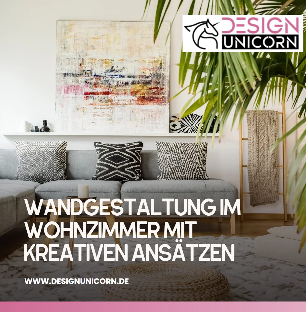 Wandgestaltung im Wohnzimmer mit kreativen Ansätzen