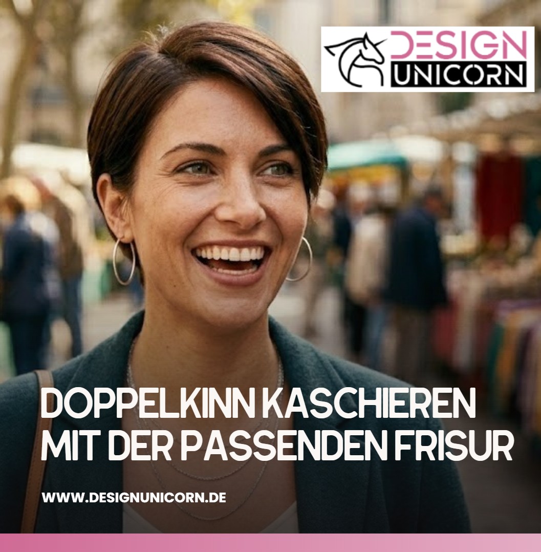 Frisuren für mollige Frauen mit rundem Gesicht Doppelkinn kaschieren mit der passenden Frisur