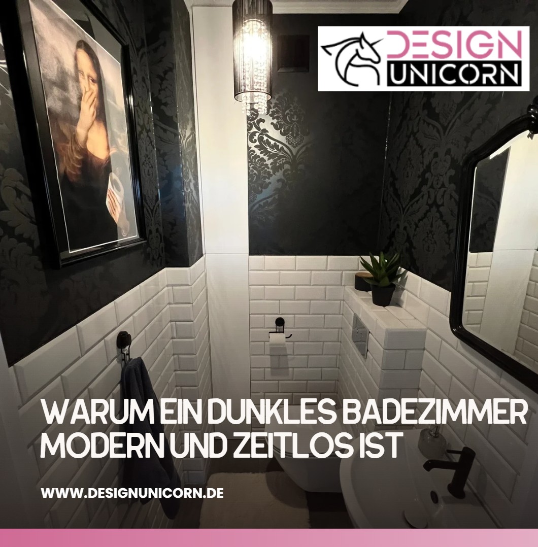 Warum ein dunkles Badezimmer modern und zeitlos ist