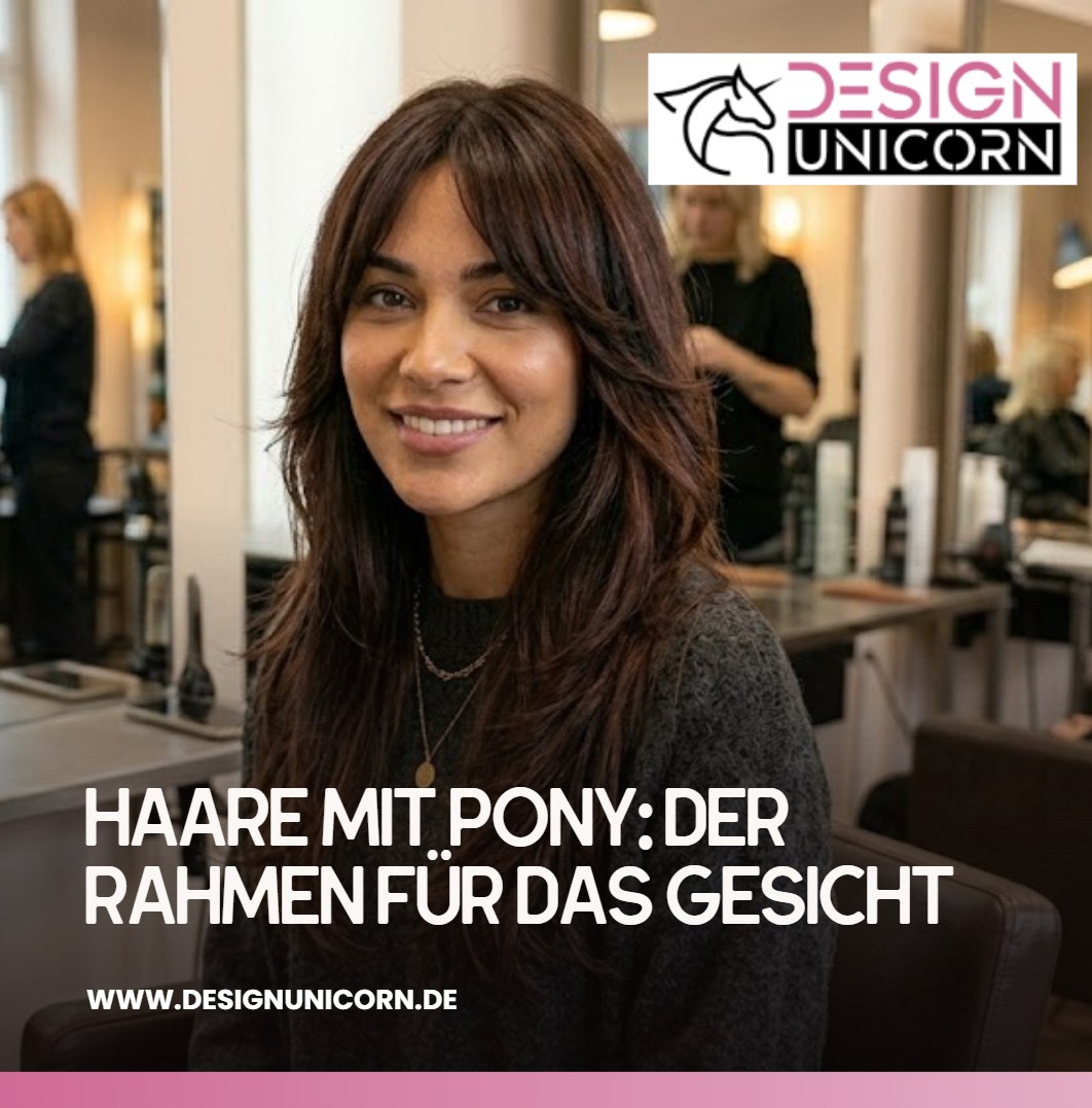 Haare mit Pony Der Rahmen für das Gesicht