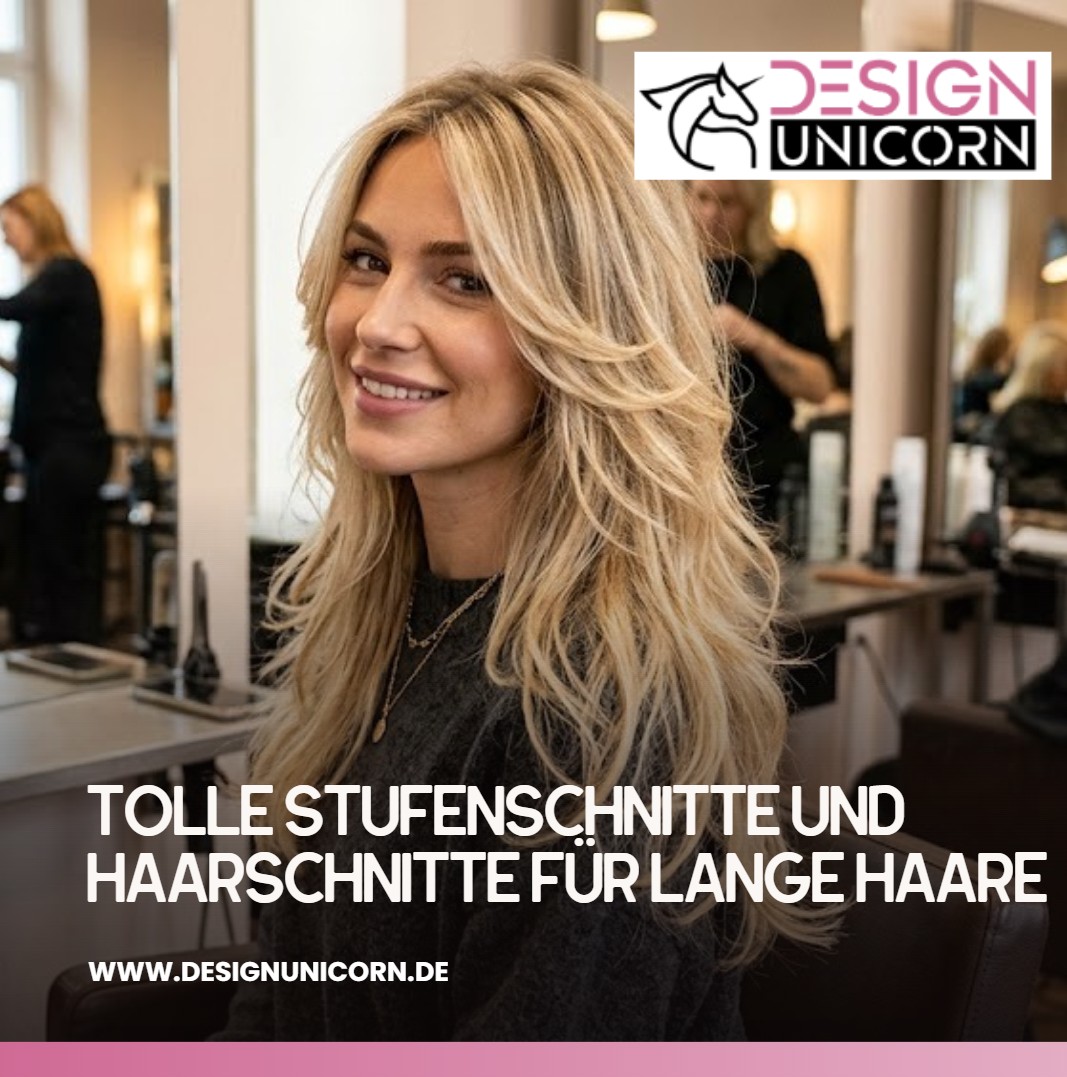 Tolle Stufenschnitte und Haarschnitte für lange Haare Fokus auf Struktur